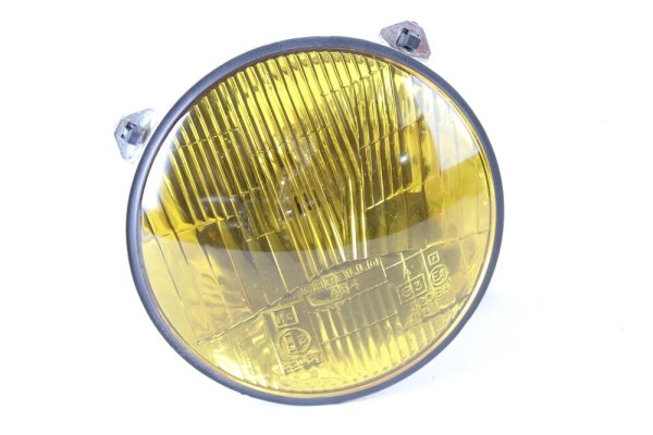 Scheinwerfer Abblendlicht gelb links außen Alfa 6  Carello,NOS- Original