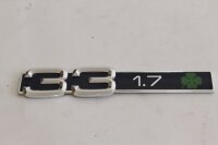 Modellzeichen Schriftzug 33 1.7 Kleeblatt grün Alfa...
