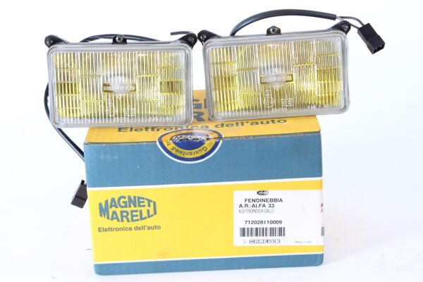 Satz 2 Nebelscheinwerfer gelb NEU AS Sprint+33+Alfetta+Giulietta+Arna