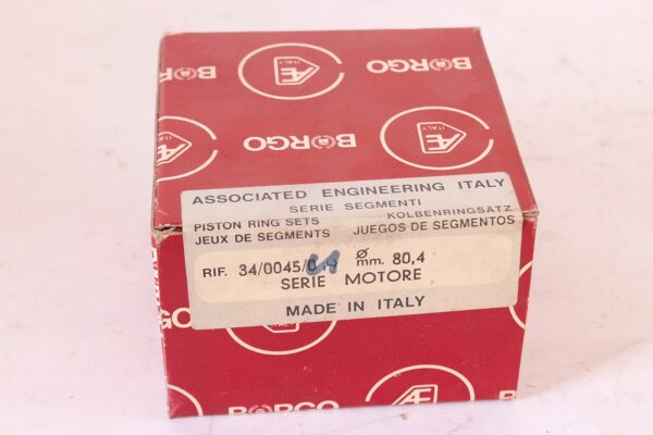 Kolbenringe Satz 80,4 mm (für 4 Kolben) 1750cc Alfa Nord