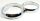Scheinwerferzierring links (Spritzguss verchromt!!) Giulia Super 1300-1600 NOS-Original