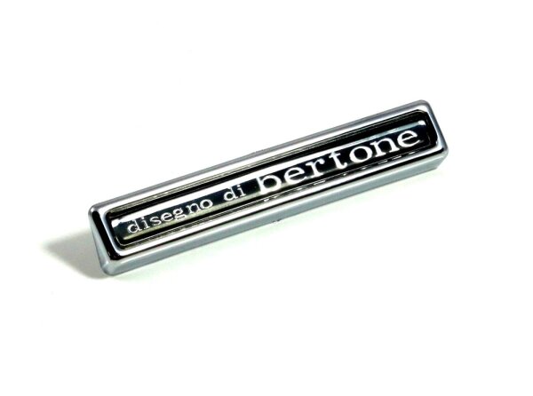 Emblem Schriftzug Disegno di Bertone NEU Original Bertone+Berlina
