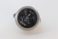 Tankuhr/Öldruck-Manometer Alfa Bertone Kantenhaube NOS- Original (Haarrisse im Messinggehäuse)