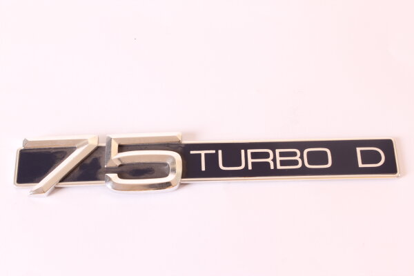 Modellzeichen Schriftzug 75 TURBO D Alfa 75 Turbo NEU Original
