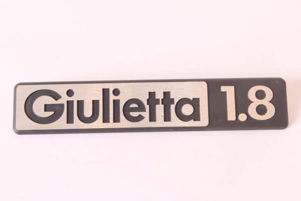 Modellzeichen Schriftzug Giulietta 1.8 Giulietta 1.8 NOS Original