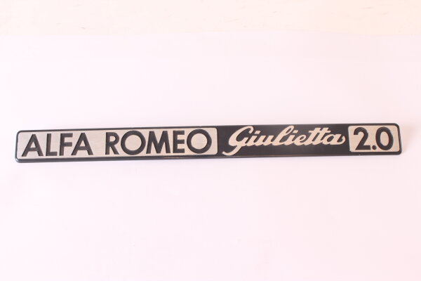 Modellzeichen Schriftzug ALFA ROMEO Giulietta 2.0 Giulietta 2.0 NOS Original