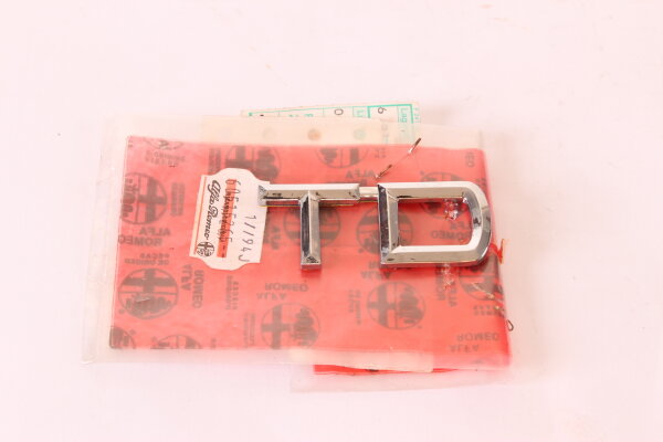 Modellzeichen Schriftzug TD Alfa 145/6+155+164+33+75 (alle TD)  NOS Original