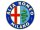 Alfa Romeo Aufkleber - Sticker - "Alfa Romeo Milano" 22 cm