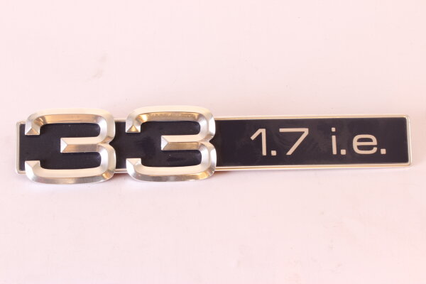 Modellzeichen Schriftzug 33 1.7 i.e. Alfa 33 1.7 i.e. NOS Original