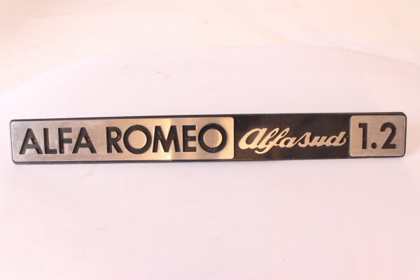 Modellzeichen Schriftzug ALFA ROMEO alfasud 1.2 Alfasud 1.2 NOS Original