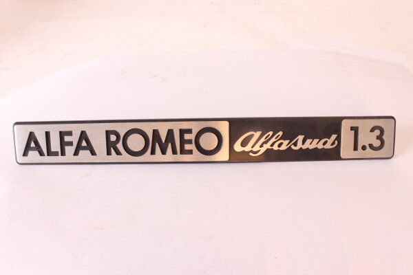 Modellzeichen Schriftzug ALFA ROMEO alfasud 1.3 Alfasud 1.3 NOS Original