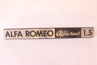 Modellzeichen Schriftzug ALFA ROMEO alfasud 1.5 Alfasud...