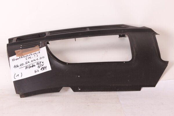 Frontblech unten Alfetta GT/V(ggf.auch GTV-6)bisBj. 1981 gebraucht/Abschnitt