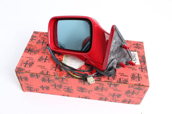 Alfa Romeo Außenspiegel Rot  Links mit Temperraturfühler für Klima A 164 3,0 V6 QV NEU Original