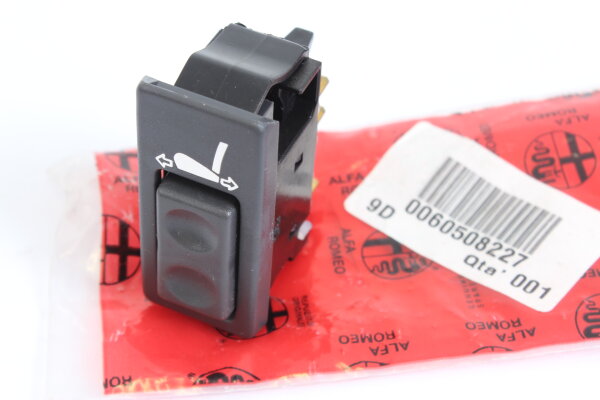 Schalter elektr. Sitzverstellung vorne/hinten  Alfa 164/Turbo Bj. 1987-1992 NOS-Original