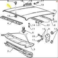 Alfa 33 Dach Dachhaut (905) NEU Original