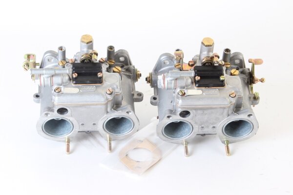 Satz Doppel Vergaser NEU Dellorto DHLA 40 G für Alfetta GTV 2,0 + 1,8